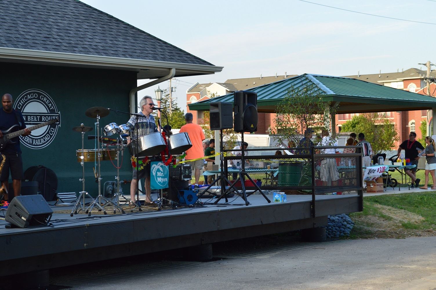 Mr. Meyers performs at Cortesi Veterans Memorial Park Aug. 4, 2016.
